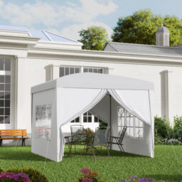 Medberry 3m x 3m Steel Pop-up Gazebo
