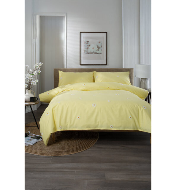 Tufted Daisy 100% Cotton Duvet Cover Set, Soft And Cotton Duvet Cover Set Set