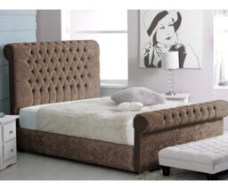 Coraline Upholstered Sleigh Bed