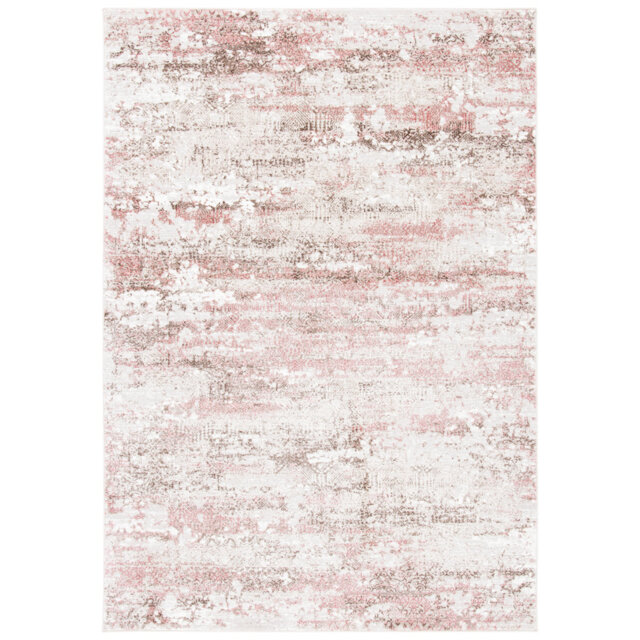 Meadow Area Rug In Beige / Pink