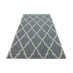 Kohinoor Hand-Tufted Silver Area Rug
