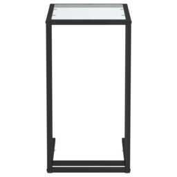 Nathanson Glass Top Block End Table