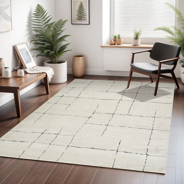 Anthracite/Cream Rug