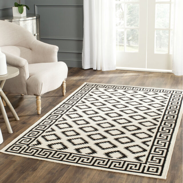 Feliciano Handmade Flatweave Wool Brown/Ivory Rug