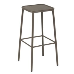 Shel Steel Outdoor Stool
