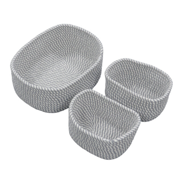 JVL Fabric Decorative Basket