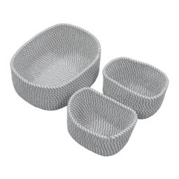 JVL Fabric Decorative Basket