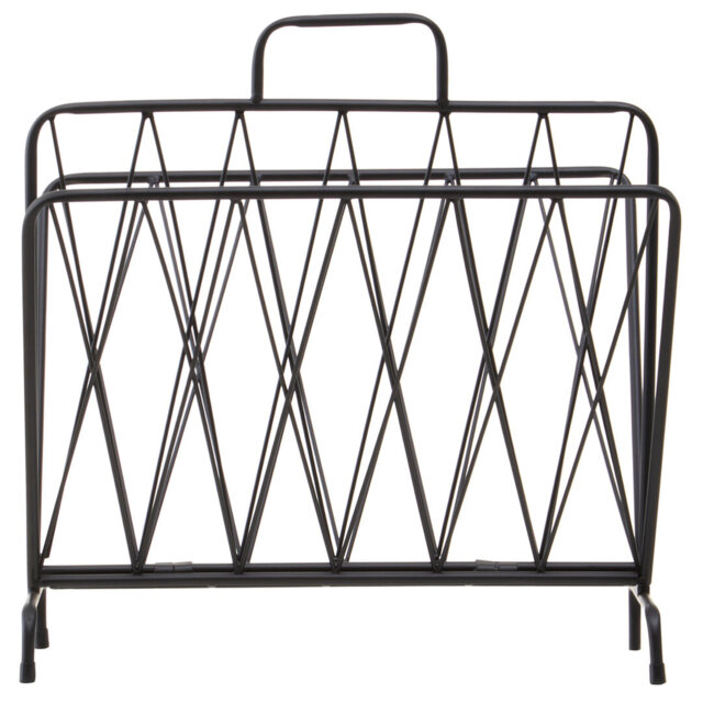 Alawna Metal Free Standing Magazine Rack