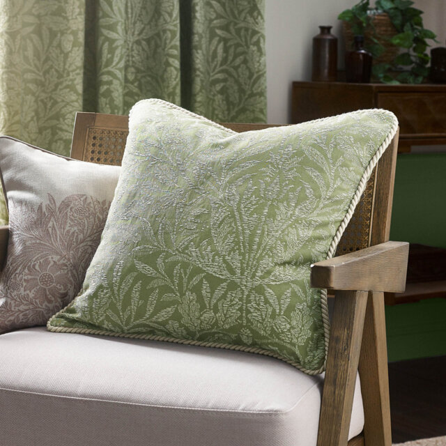 Acorn Tonal Floral Square Cushion Cover