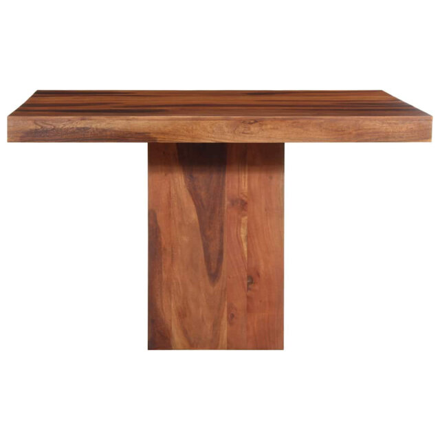 Dining Table 120X120x77 Cm Solid Wood Acacia