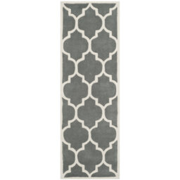 Edgerton Hand Tufted Dark Grey/Ivory Rug