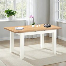 Windsor Extendable Oak Top Dining Table