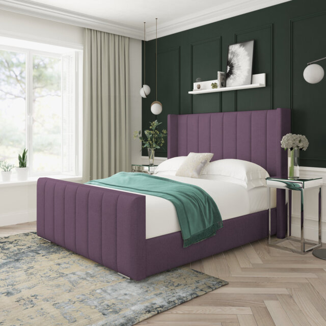 Willow Wool Upholstered Bed Frame