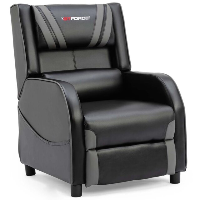 69cm Wide Faux Leather Standard Recliner