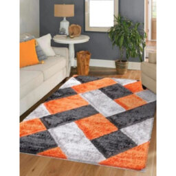 Upton Orange/Grey Rug