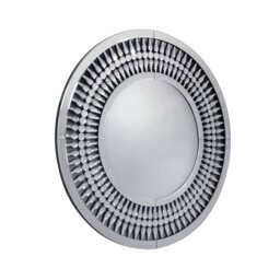 Roche Glass Round Wall Mirror
