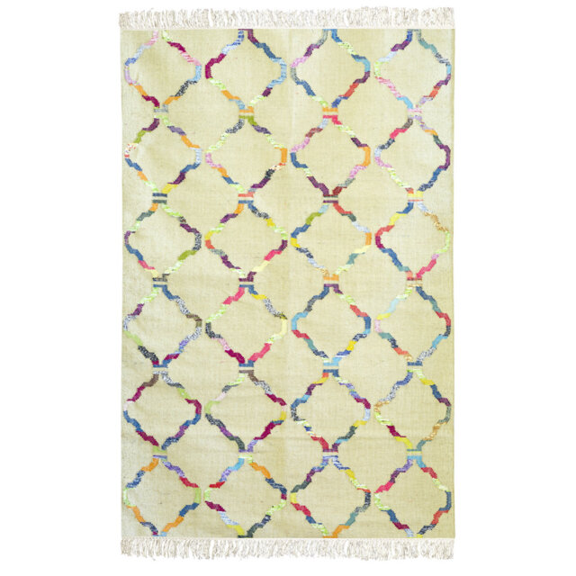 Axelrod Hand-Woven Beige Area Rug