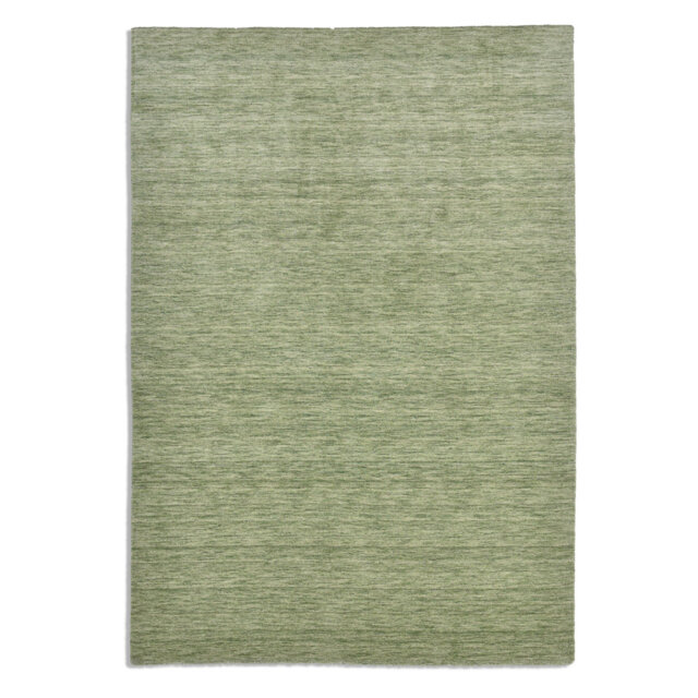 Hand Loomed Wool Light Green Rug