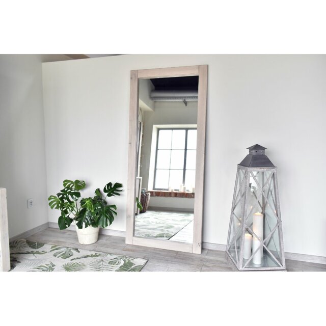 Willow Oak Wood Wall Mirror