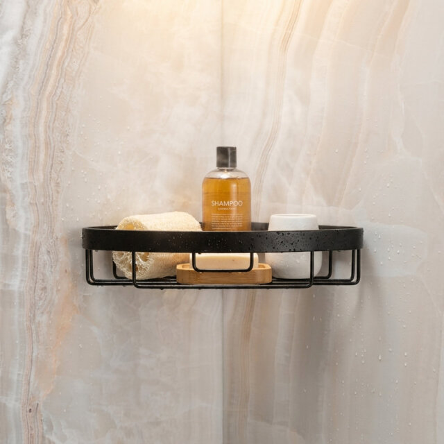 Aluminium Storage Metal Bathroom Shelves