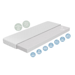 Subtle Hypoallergenic ECO Fibre Core 120x60x10cm Cot Mattress