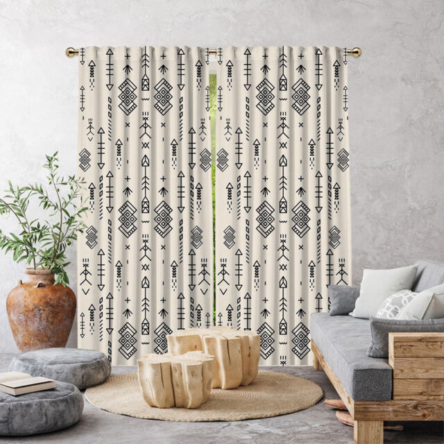 Anjelita Blackout Curtain Single Panel