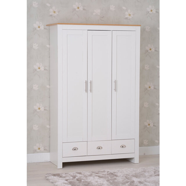 Annieruth 3 Door Manufactured Wood Wardrobe