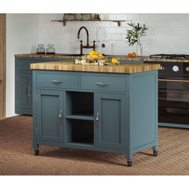 Dheeran 110 cm W Kitchen Island with Top