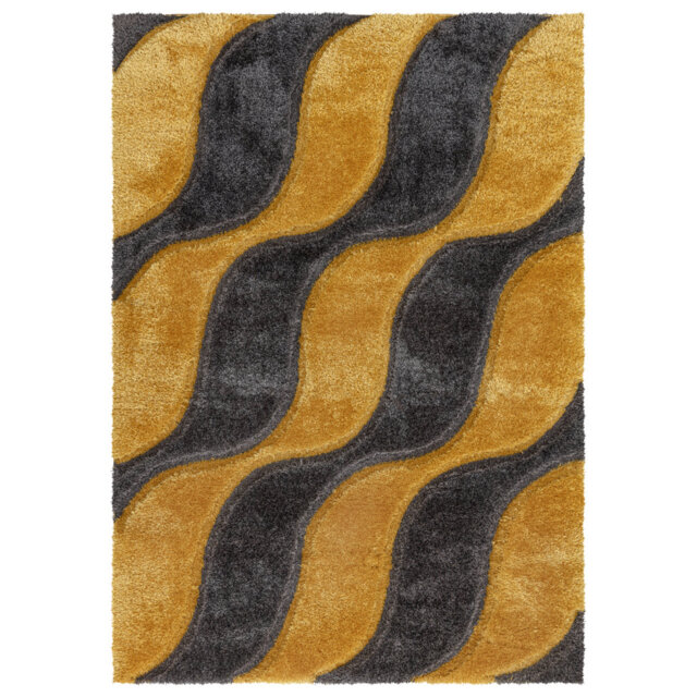 Geometric Machine Tufted Shag 60cm X 110cm Indoor / Outdoor Area Rug