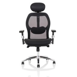 Polyester Blend Office Chair with Headrest