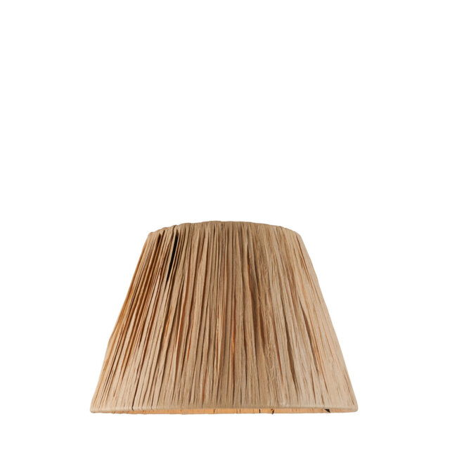 Raffia Lamp Shade finished in Natural Raffia