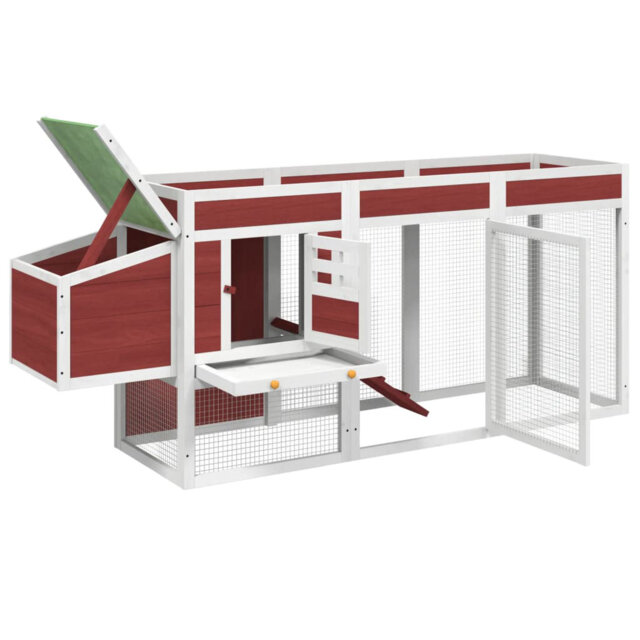 Ila 1.02 m² Chicken Coop with Chicken Run