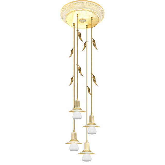 Esko 4 - Light Candle Style LED Chandelier