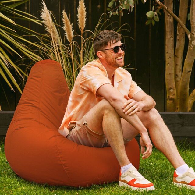 Bean Bag Bazaar Dalton Water-Resistant High Back Recliner Bean Bag