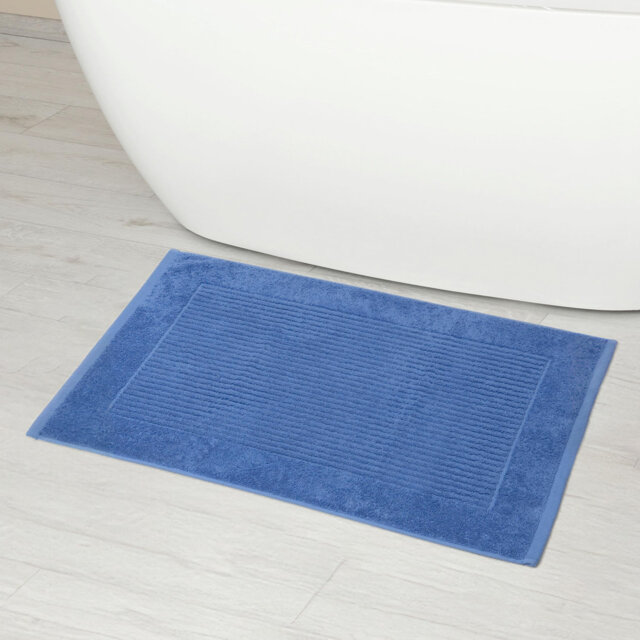 Linens Limited Non Slip Bath Mat, Bathroom Accessory for Spa Experience, Soft and Luxurious, Turkish Cotton, Super Absorbent Long Rug, Machine Washabl