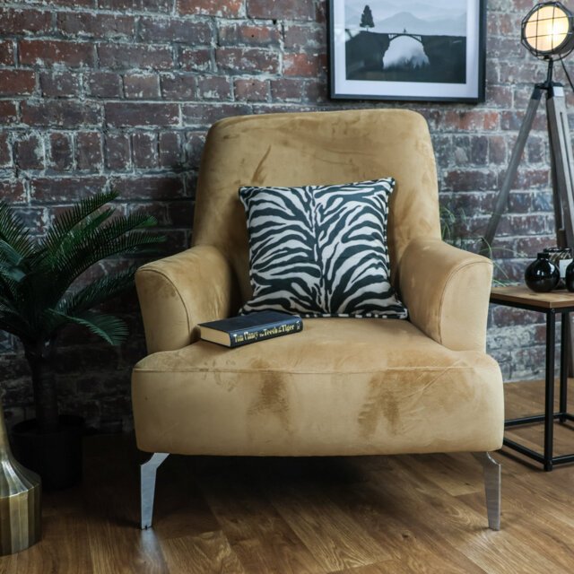 Chilhowie Velvet Armchair