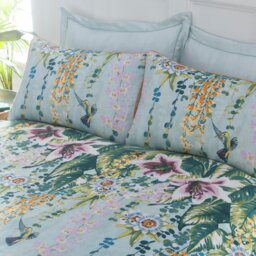Hanging Gardens 200 Thread Count Floral 100% Cotton Pillowcase