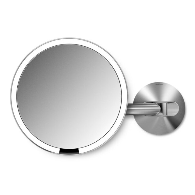 Simplehuman Round Hard-Wired Wall Mounted Makeup Sensor Mirror