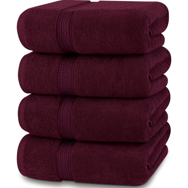 Saladin 4 Piece Quick Dry Bath Towels Multi-Size Set