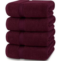 Saladin 4 Piece Quick Dry Bath Towels Multi-Size Set