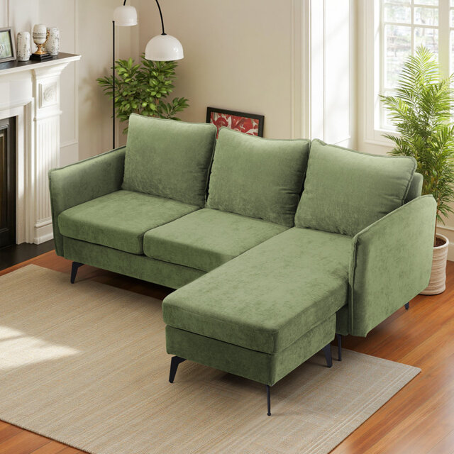 3 Seater Linen Sofa