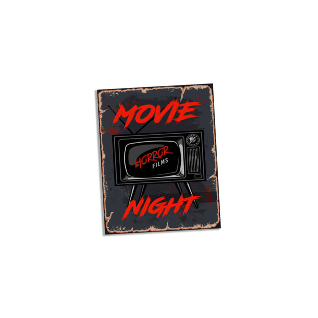 Horror Film Movie Night Wall Décor