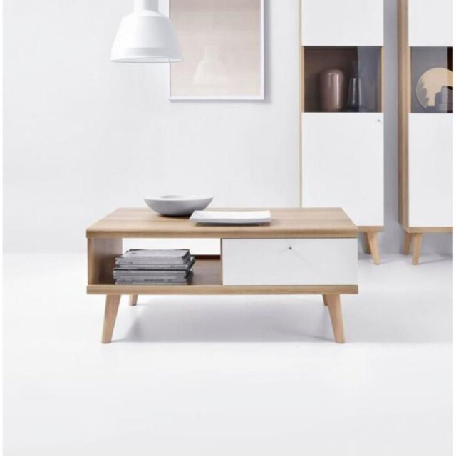 Iker Four Leg Coffee Table with Storage