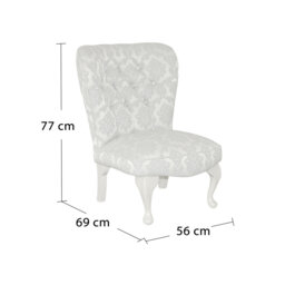 Loretta Upholstered Slipper Chair