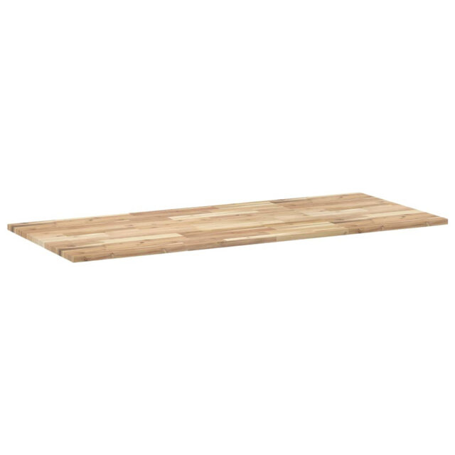 120cm Solid + Manufactured Wood Bathroom Vanity Top