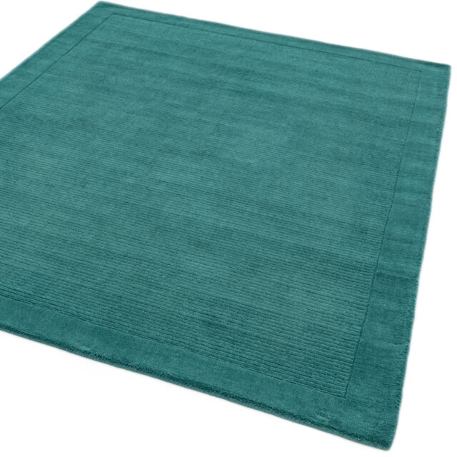 Ned Hand-Tufted Teal Area Rug
