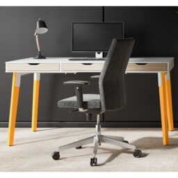 Kassandra Solid Wood Base Writing Desk