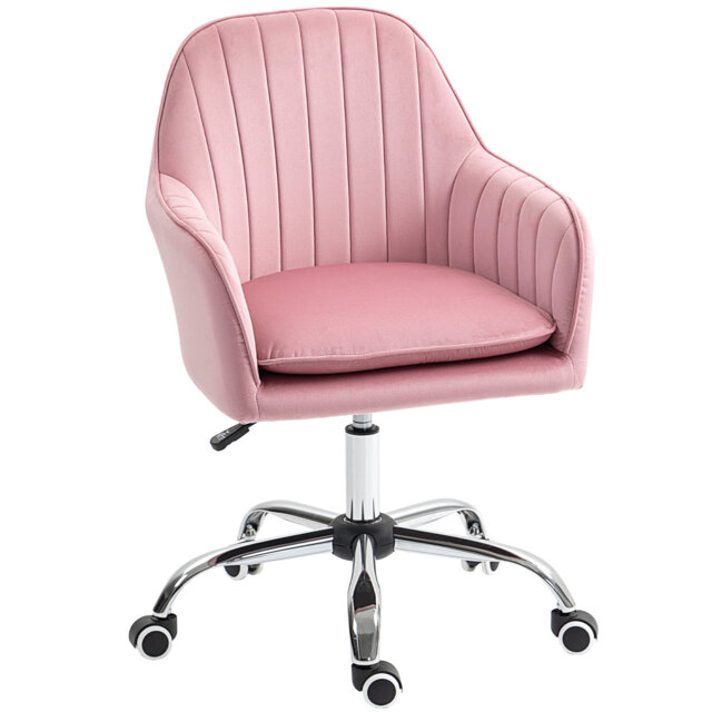 Agamjot Velvet Office Chair