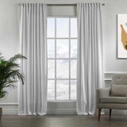 Blackout Thermal with Liner Extra Long & Extra Wide Decorative Curtain Single Panel