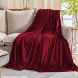 Faux Fur Reversible Fleece Throw Blanket – Soft & Cozy